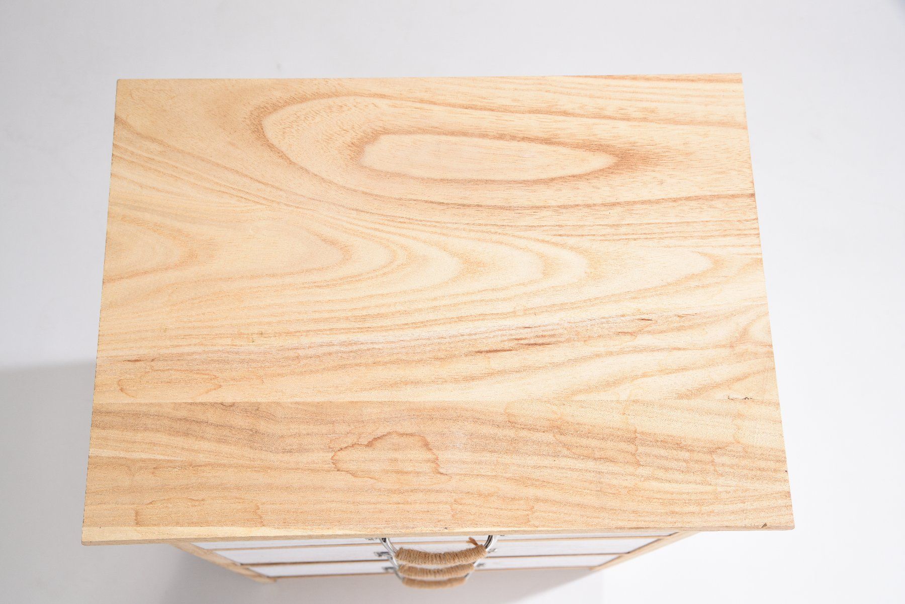 Cassettiere: Kommode helles Holz weiss 3 Schubladen – Usato da Uznach venduto da EH249 4