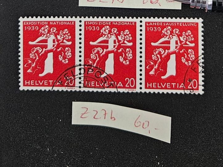Alle Briefmarken: Z27b (Kat. 60.--) ab 10% – Gebraucht aus Buttikon SZ von Marcelr