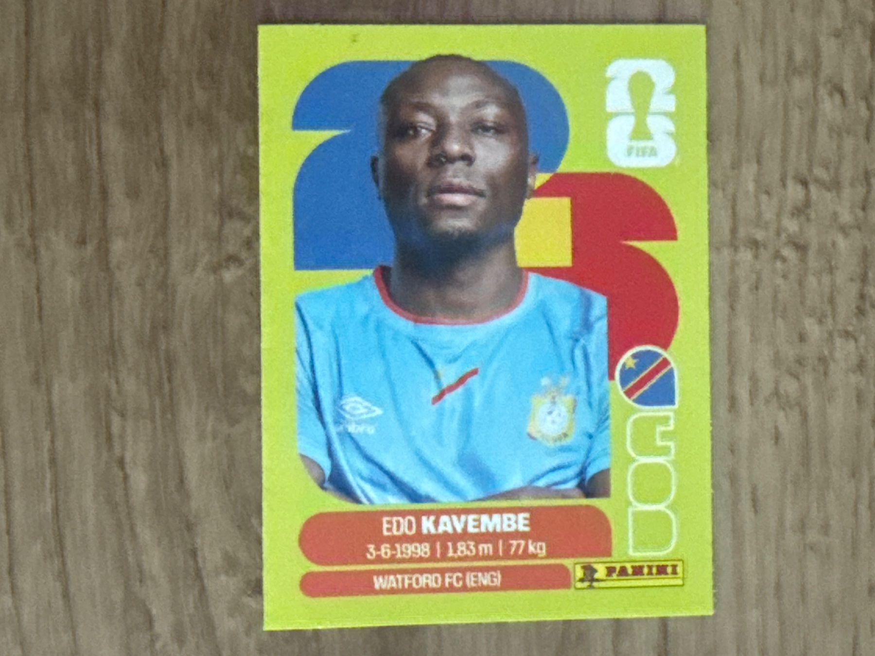 Panini Carte collezionabili: Panini FIFA WM Sticker 2026 Edo KAYEMBE COD 10 – Usato da Glattbrugg venduto da Schweigmatt