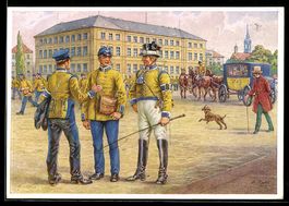 Ganzsache Dresden, Sächs. Briefträger 