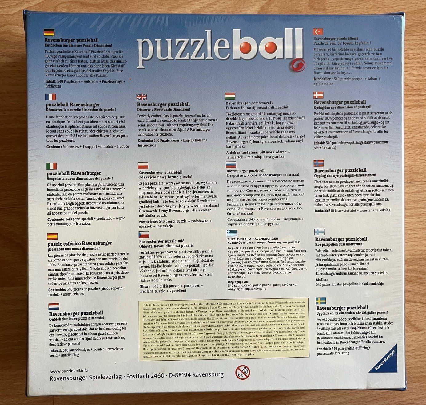 Ravensburger Puzzles: Puzzle Ball Ravensburger – Neu und originalverpackt aus Basel von Adler61 1