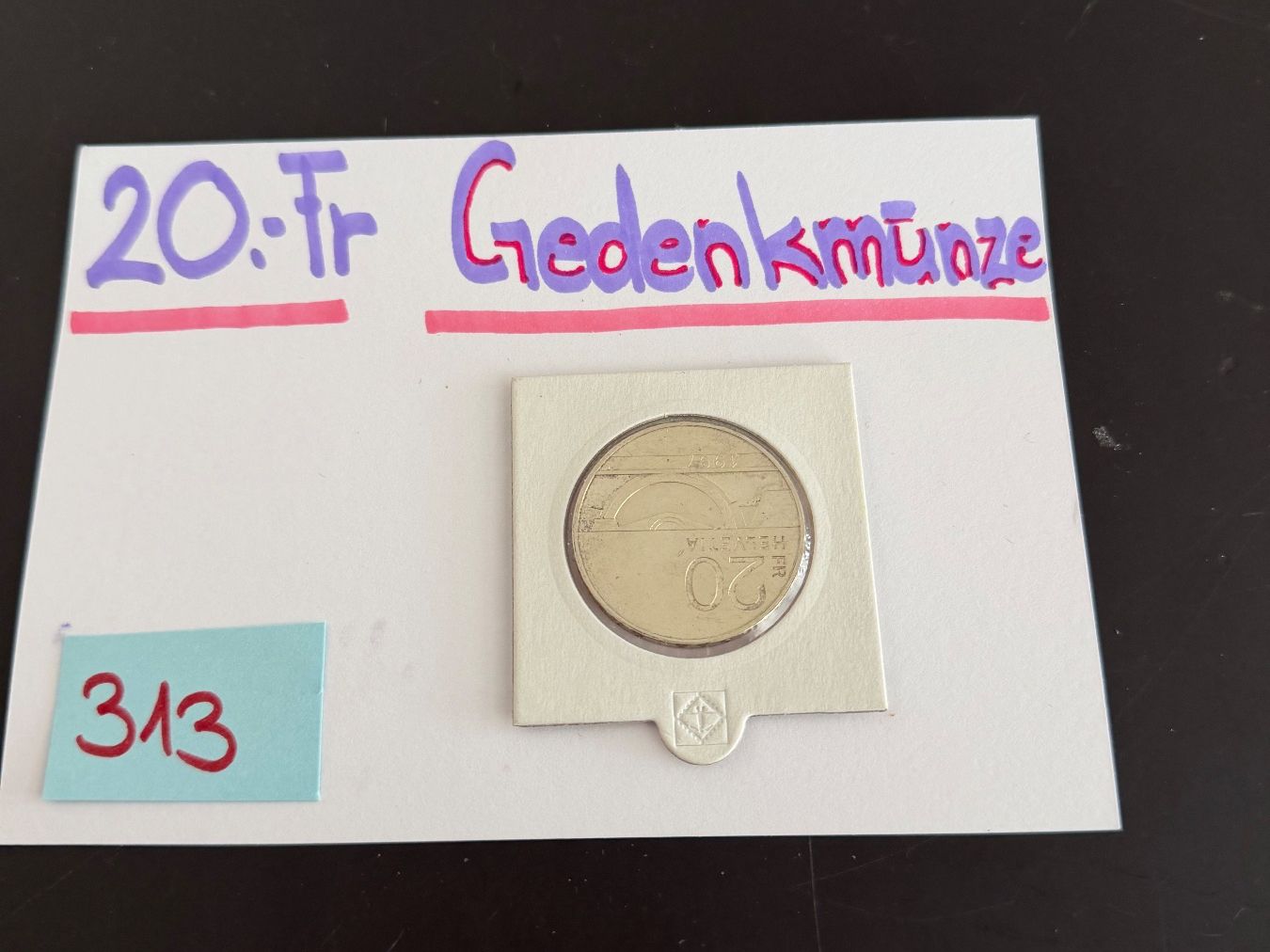Tutti le monete: 20 Fr. Gedenksmünze – Usato da Engi venduto da kasi09 1