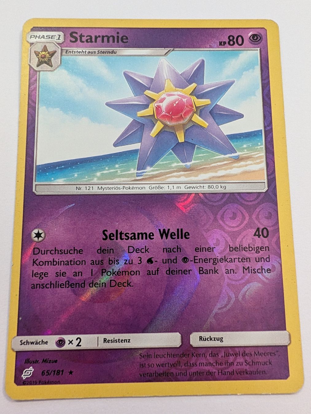 Pokémon Sammelbilder & Trading cards: Starmie – Gebraucht aus Märstetten von eri_9lt8