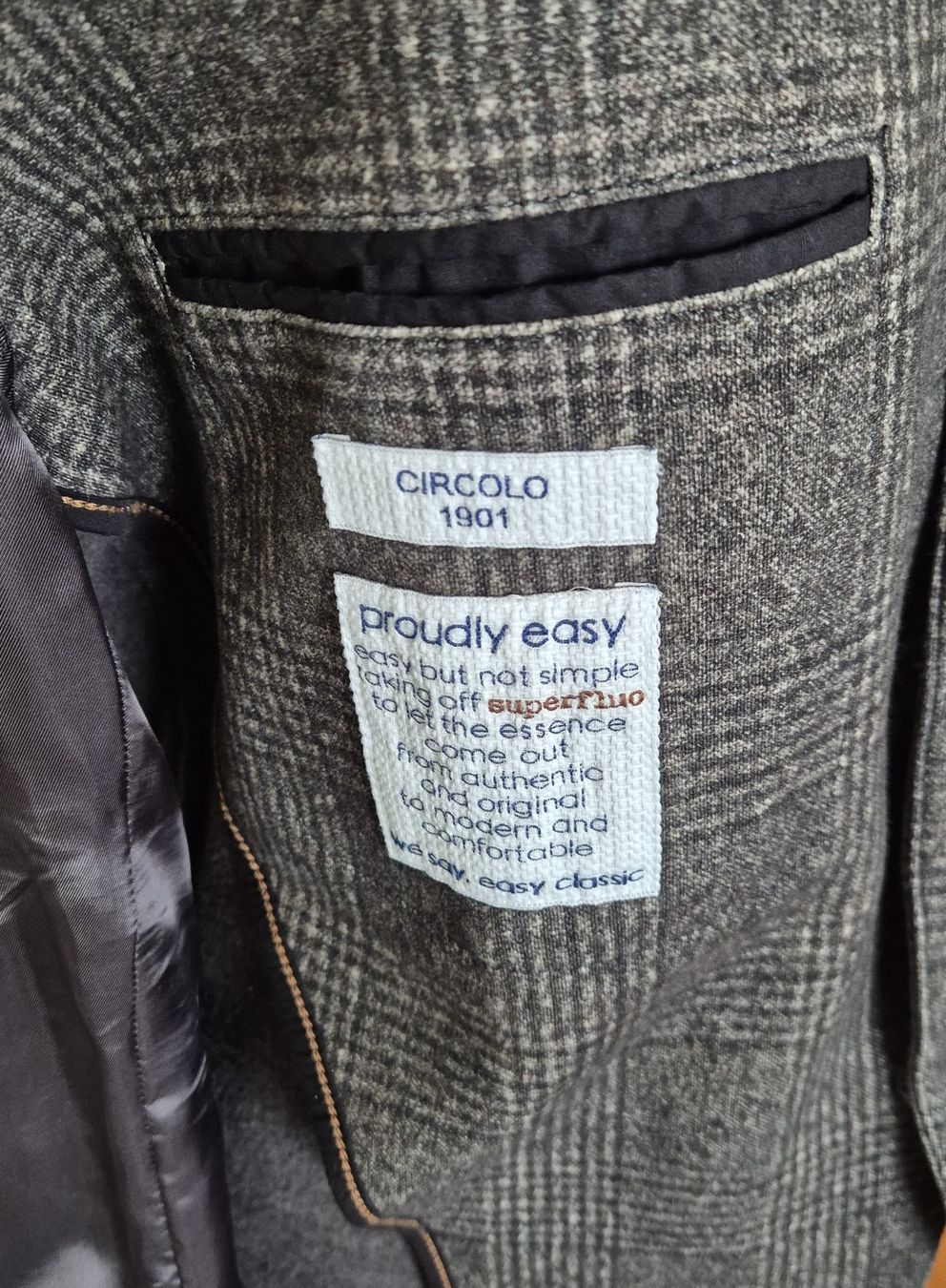 Giacche: Herren Blazer, Grösse 50 , Baumwolle,  Farbe anthrazit – Usato da Dornach venduto da kolibri313 5