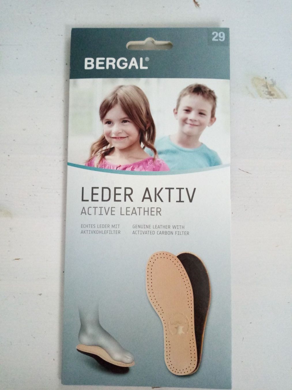 Scarpe da uomo: Bergal Leder Einlegesohlen Grösse 29 – Nuovo e nell'imballaggio originale da Beckenried venduto da Havacola 1