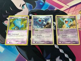 2003-2007 POKEMON Woingenau 2x Reverse Holo/ 1x No Holo