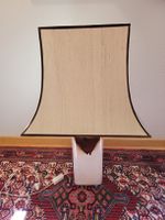 Vintage Ceramic Table Lamp 75 cm with Fabric Shade