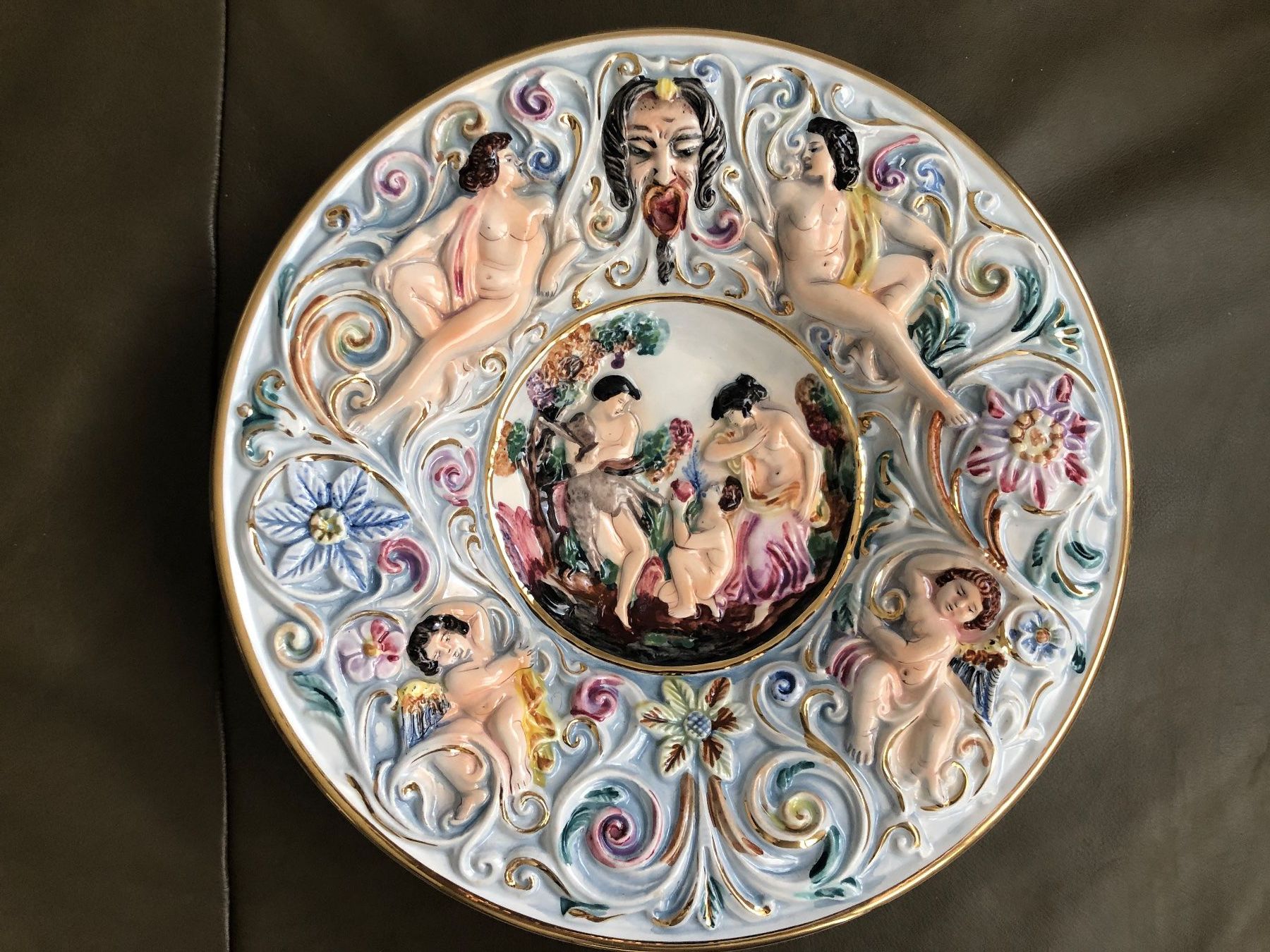 Piatti: Teller R. Capodimonte Italy 32 cm – Usato da Nunningen venduto da anclaudia 4