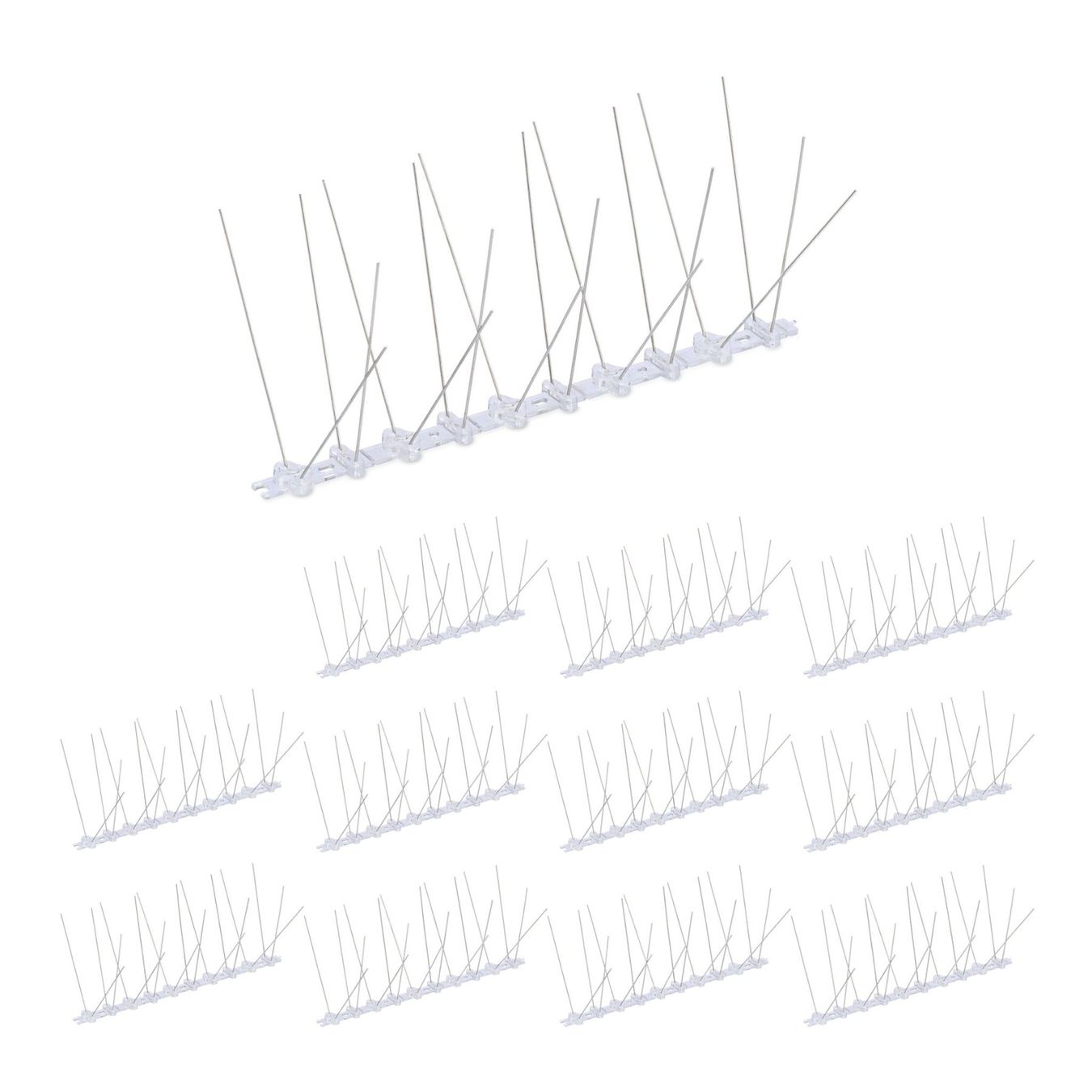 Griglie e Inferriate: Vogelabwehr - Taubenabwehr Spikes 10er Set, 5 Meter – Usato da Gerlafingen venduto da Tsuru 1