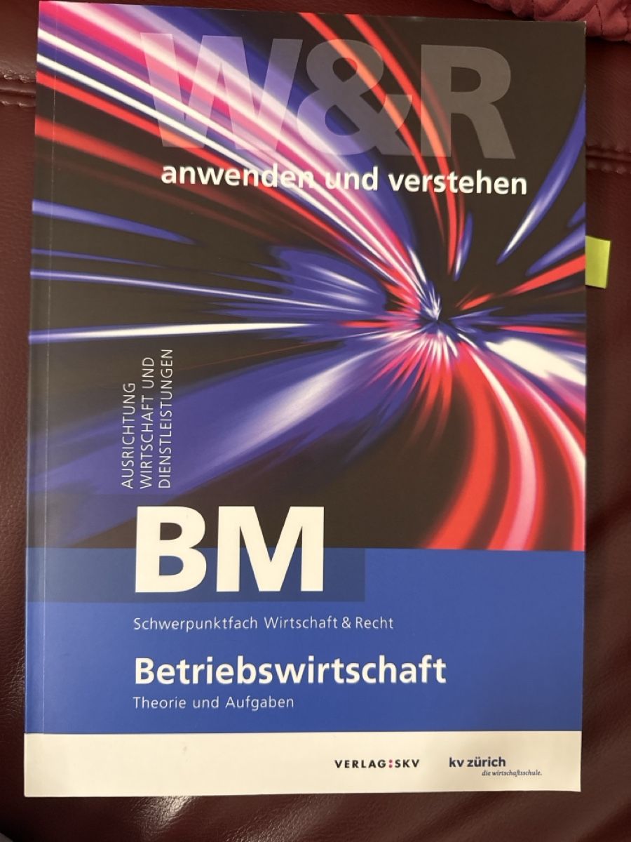 Libri: BM W&R Betriebswirtschaft  – Usato da Zürich venduto da Dx.04