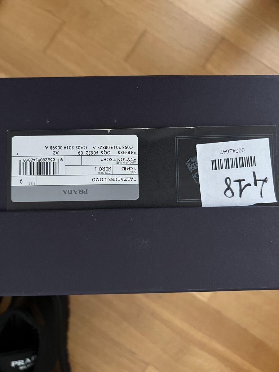 Prada Scarpe da uomo: Prada Sneaker Schwarz – Usato da Pfäffikon SZ venduto da pdroth 3