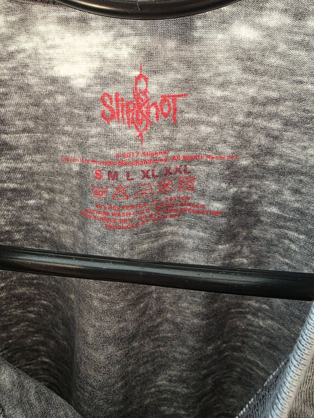 T-shirt: Graues T-Shirt Slipknot – Usato da Rothenfluh venduto da sel_j856 2