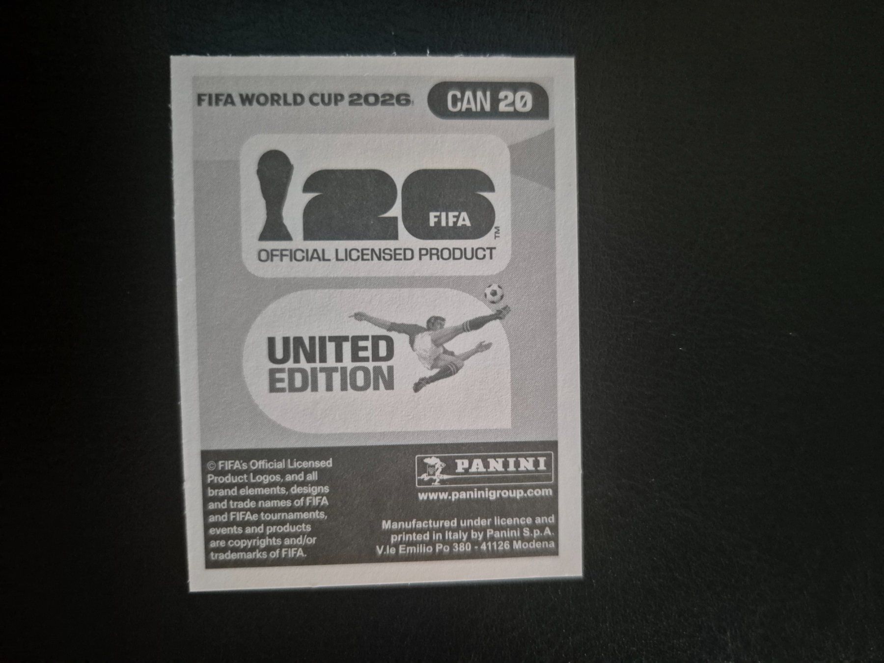 Panini Carte collezionabili: Panini WM 26 CAN 20 – Nuovo (secondo la descrizione) da Rorschacherberg venduto da AJ3108 1