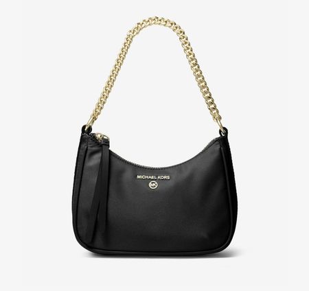 JET CHARM CHAIN POUCHETTE - black