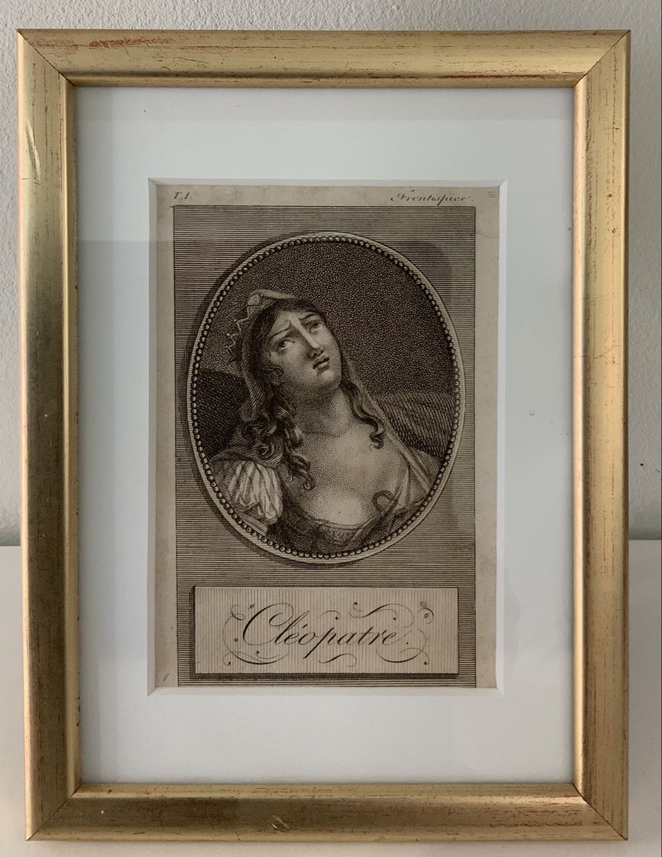 Stiche: Gravure, portrait de Cléopatre – Gebraucht aus rolle von Tontonjulot