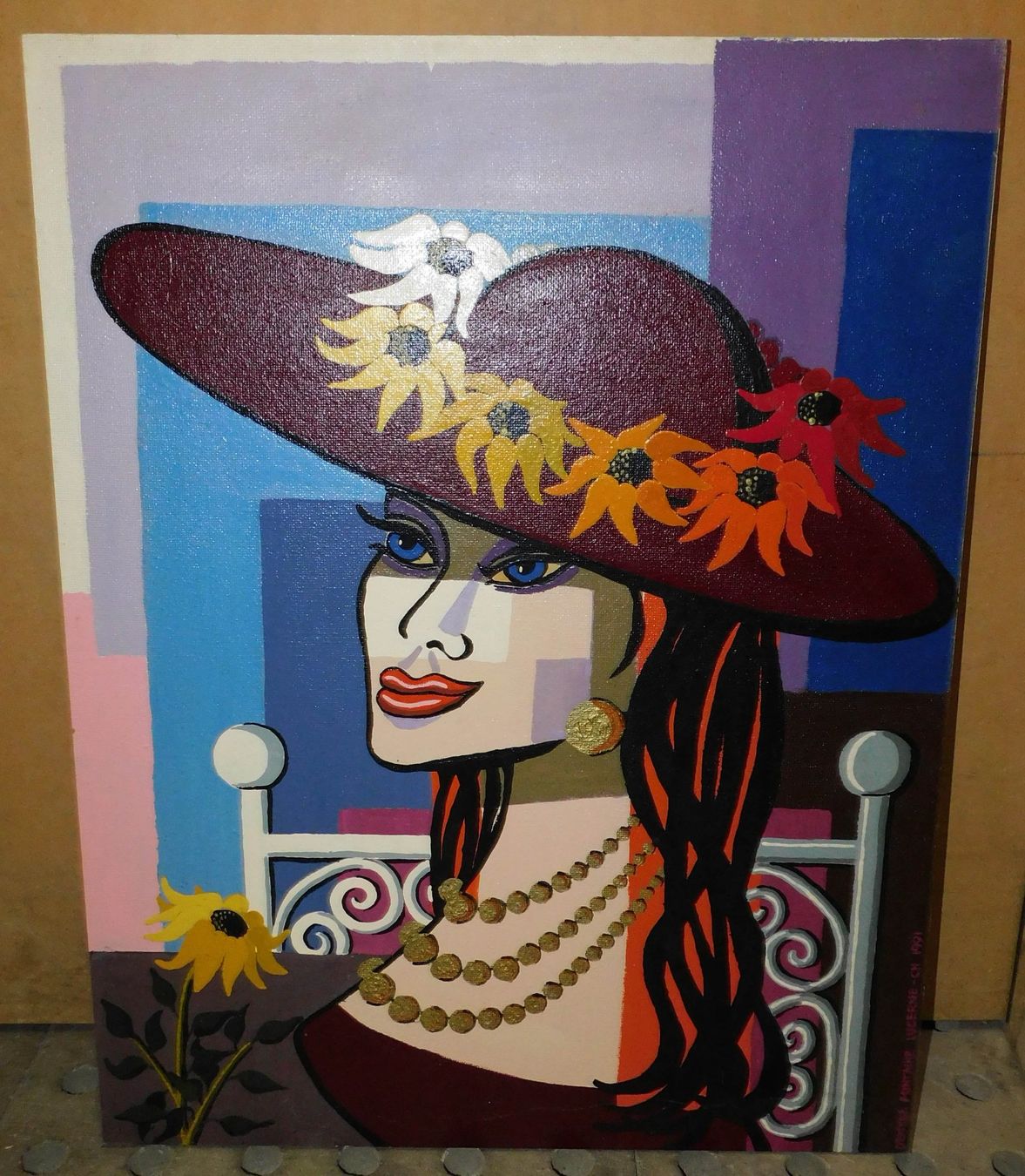 Dipinti: Kunst Kunst - Oelbild - Denyse Fontaine – Usato da Sursee venduto da 76 1