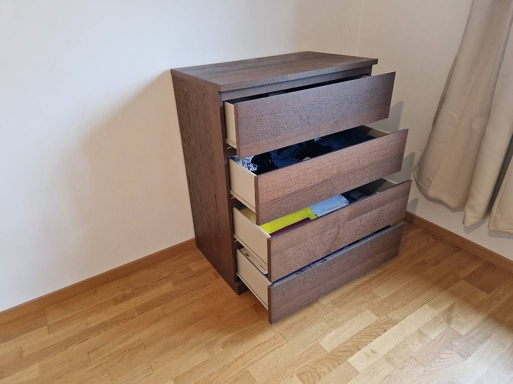 Commodes: IKEA MALM Kommode mit 4 Schubladen – D'occasion à Zürich par hmi_6vmc 1