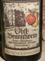 Obstbranntwein, A. Wiedmann 50 vol. %
