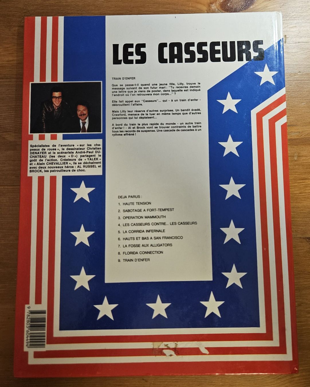 Fumetti: Les casseurs N 9 E.O. (T.B.E.) Train d'enfer – Usato da Prévonloup venduto da bitume1975 2