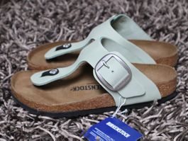 Birkenstock, Gizeh Big Buckle, Leder, Gr. 37, NEU