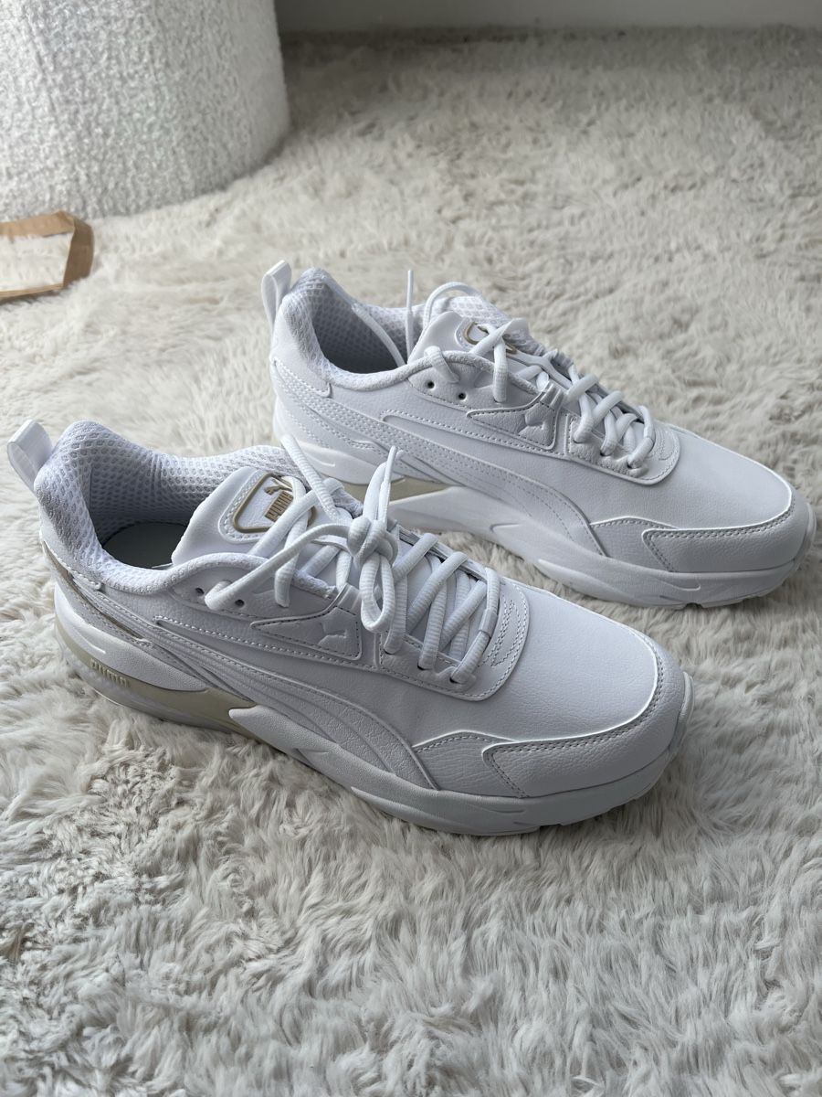 Puma Scarpe da uomo: Baskets Puma blanches, parfaites pour le printemps Taille 42 – Nuovo e nell'imballaggio originale da Urtenen-Schönbühl venduto da Big.sanad