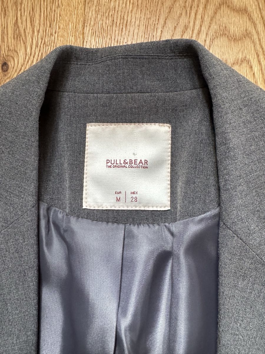 Pull&Bear Giacche: Pull&Bear Blazer Grau, Grösse M - Top Zustand – Nuovo (secondo la descrizione) da Seon venduto da noe_zz6w 1