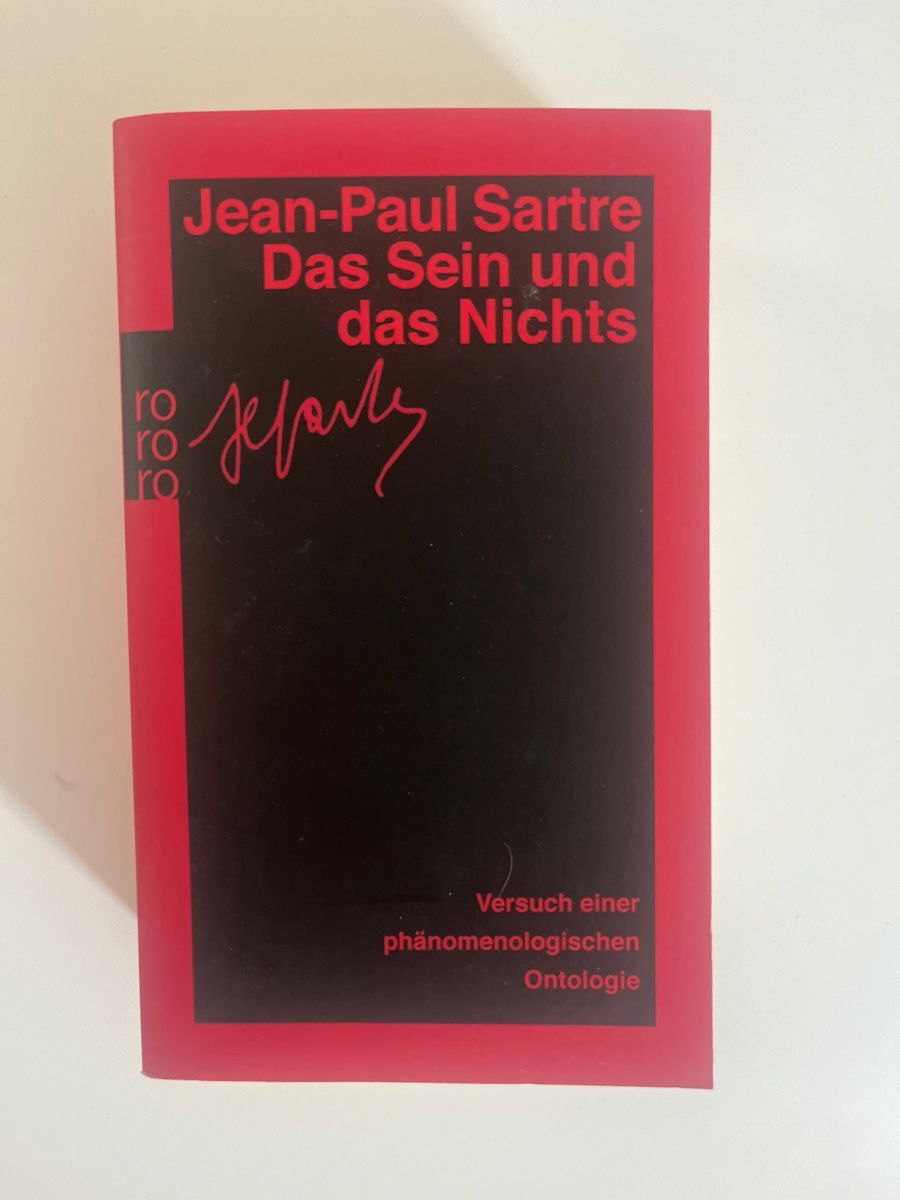 Das Sein Und Das Nichts