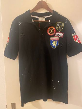 Uniplay Herren-T-Shirt in Schwarz ist in Größe M
