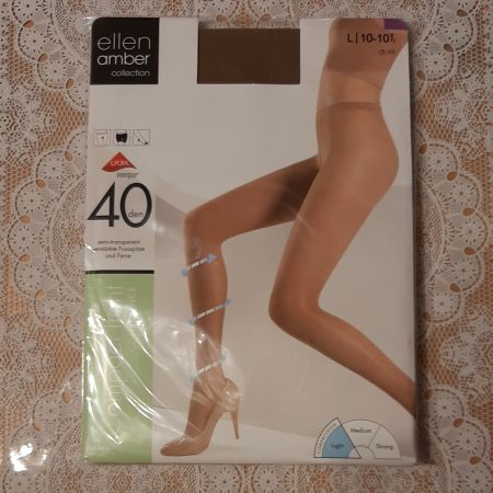 Ellen Amber Compact Light Strumpfhose 40den Gr.L Dusk