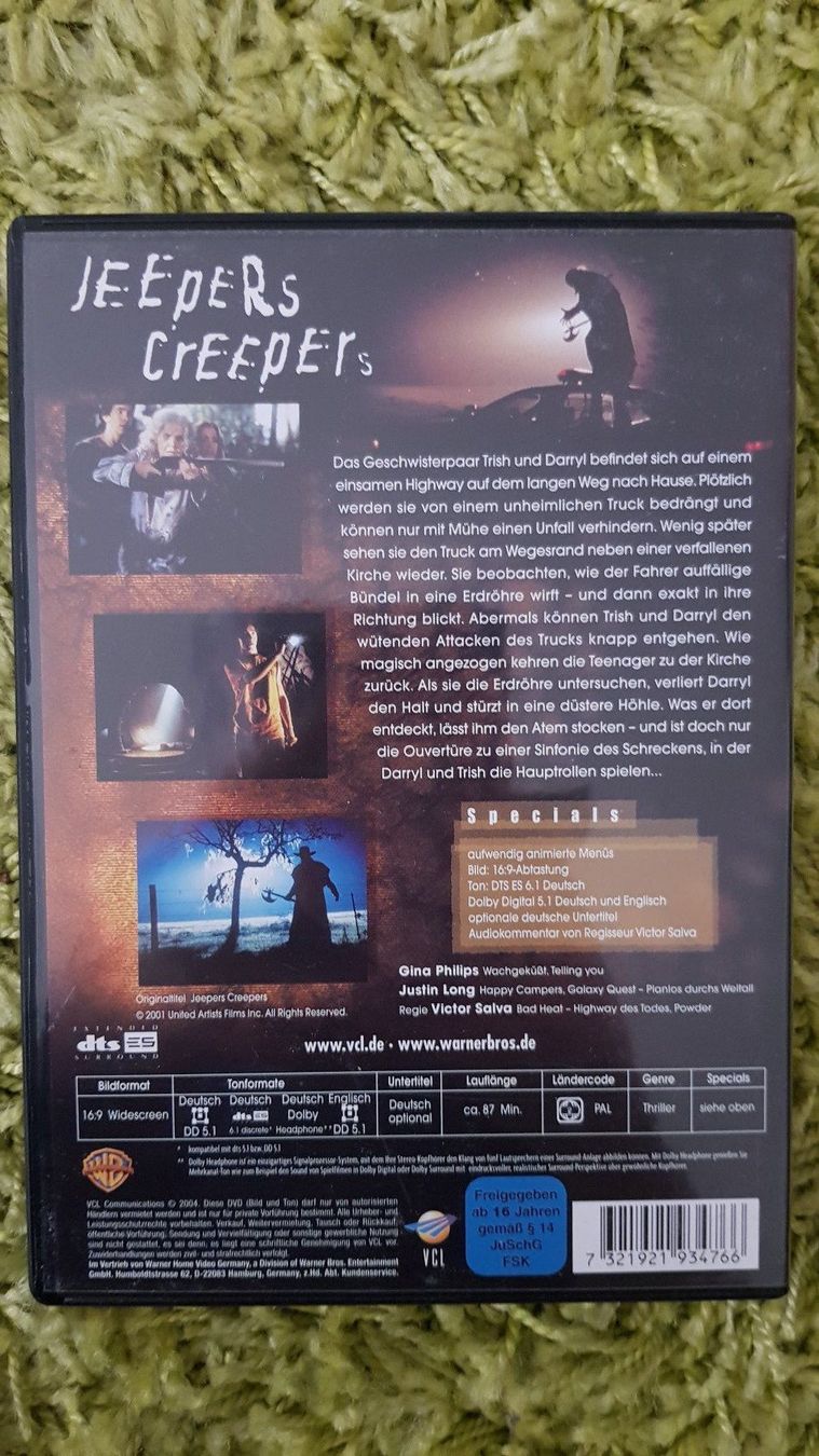 Tutti i DVDs: Jeepers Creepers – Usato da Dornach venduto da Letizia1987 1