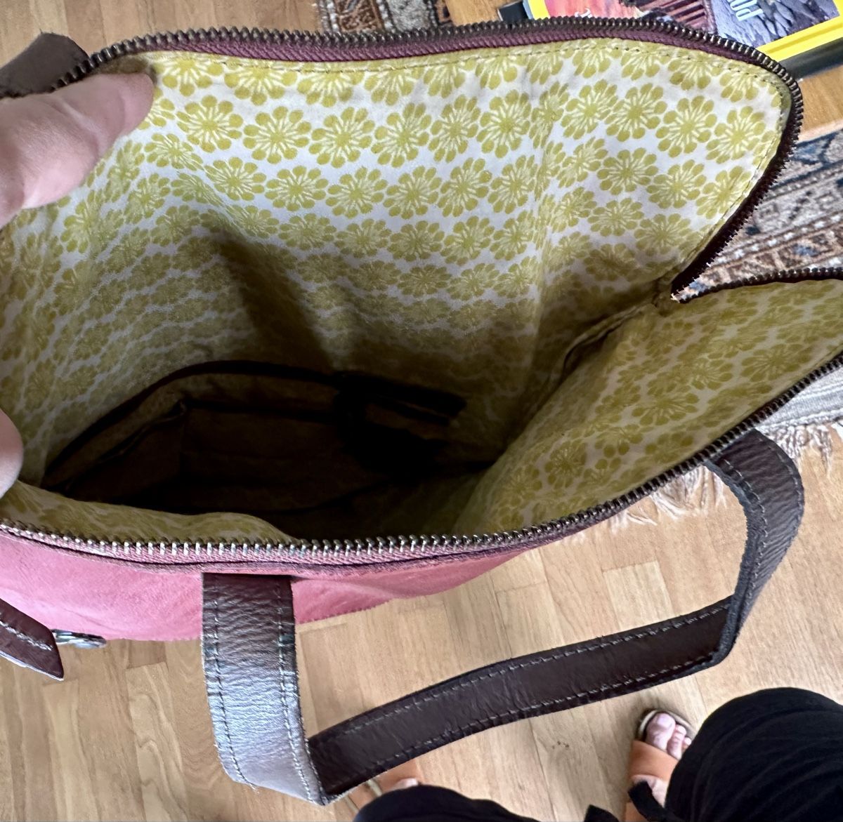 Aunts & Uncles Taschen für Damen: Aunts & uncles Tasche, bordeauxrot, weiches Leder, – Gebraucht aus Bern von fluffy07 6