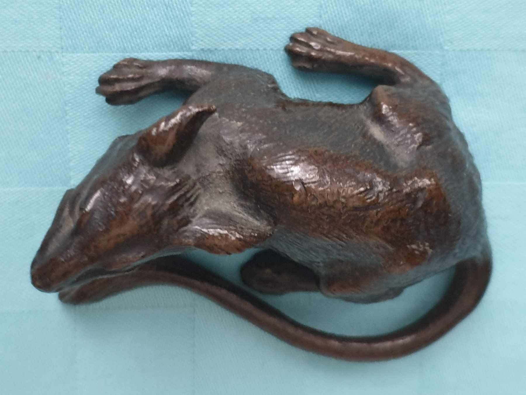 Figurines: Skulptur Ratte Bronze – D'occasion à Mörschwil par spirspi 1