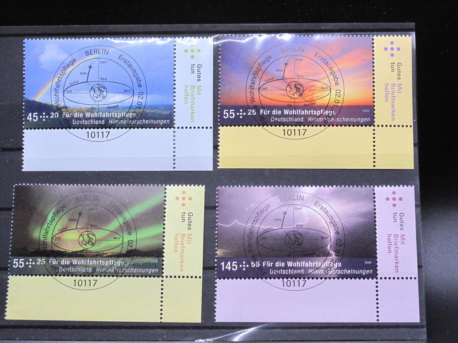 Alle Briefmarken: BRD 2009 Himmelserscheinungen gest. – Gebraucht aus Wil SG von fva01