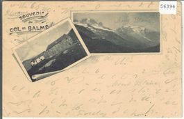 Souvenir de Col de Balme - Hotel Suisse 1899