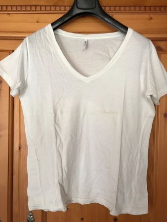 CHICORÉE DAMEN T-SHIRT - GRÖSSE XL - WEISS