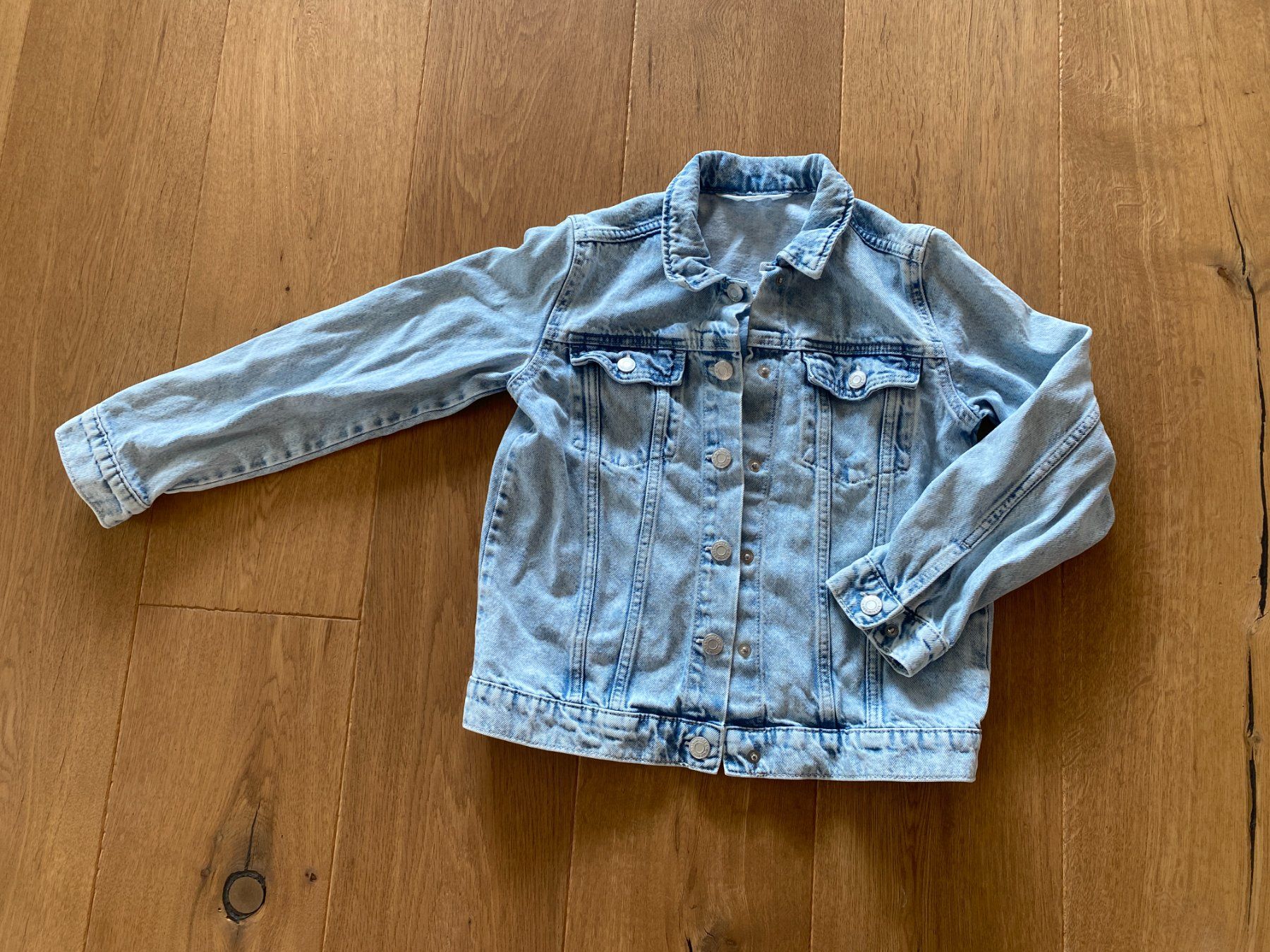 Giacche & Cappotti: Jeans-Jacke, Mädchen,  Gr. 140 – Usato da Oberkirch LU venduto da HubRen
