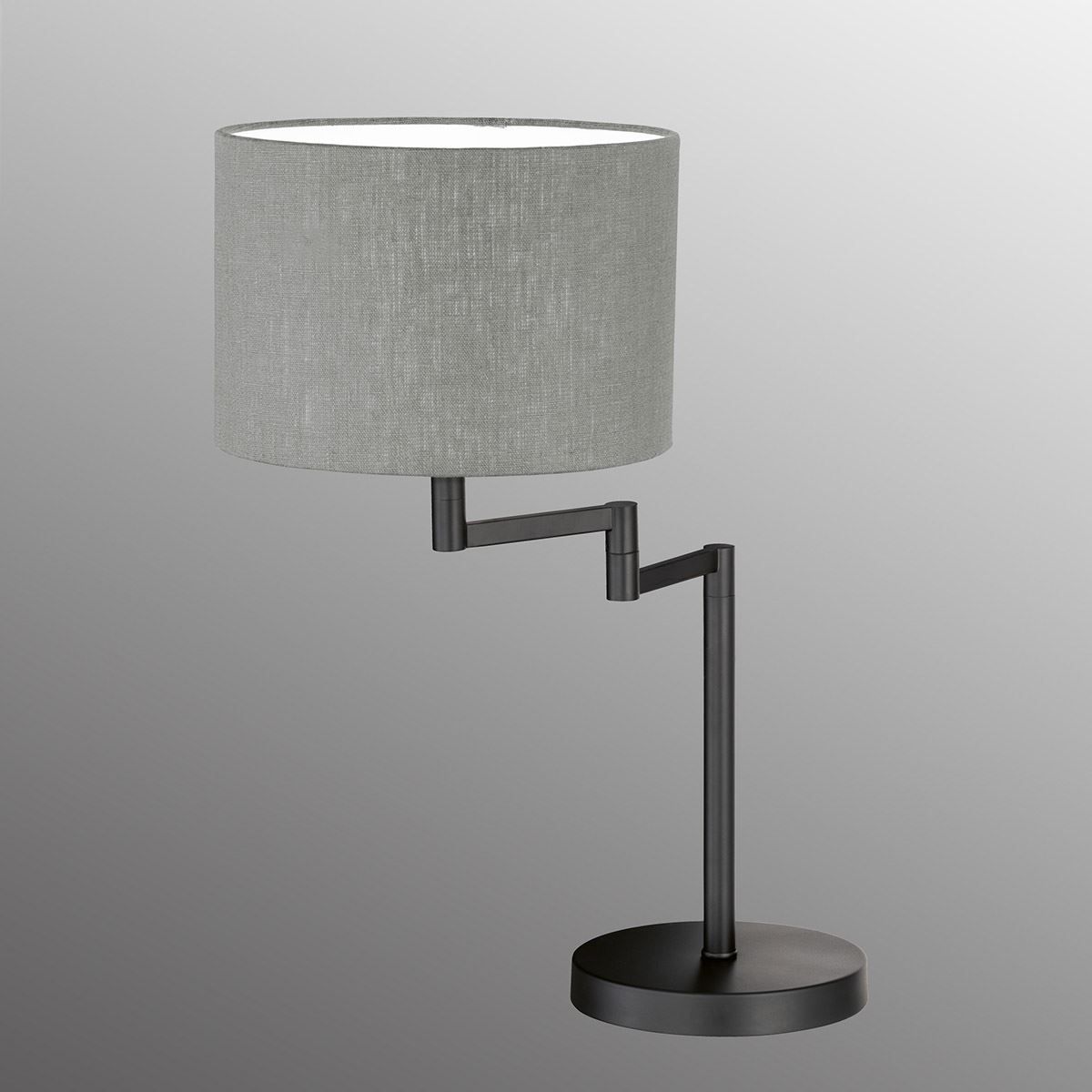Lampen: Tischleuchte, Stoffschirm, 56 cm Höhe – Neu (gemäss Beschreibung) aus Kreuzlingen von Smart-Light