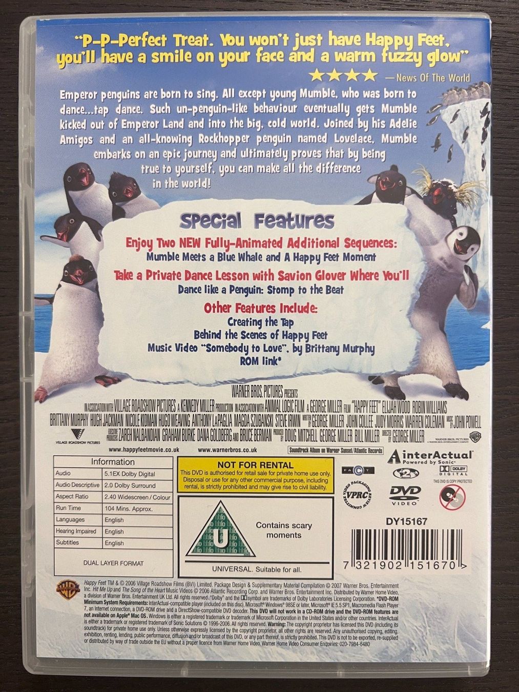 Tutti i DVDs: Happy Feet ( Englisch ) – Usato da Zürich venduto da FilmFreunde 1
