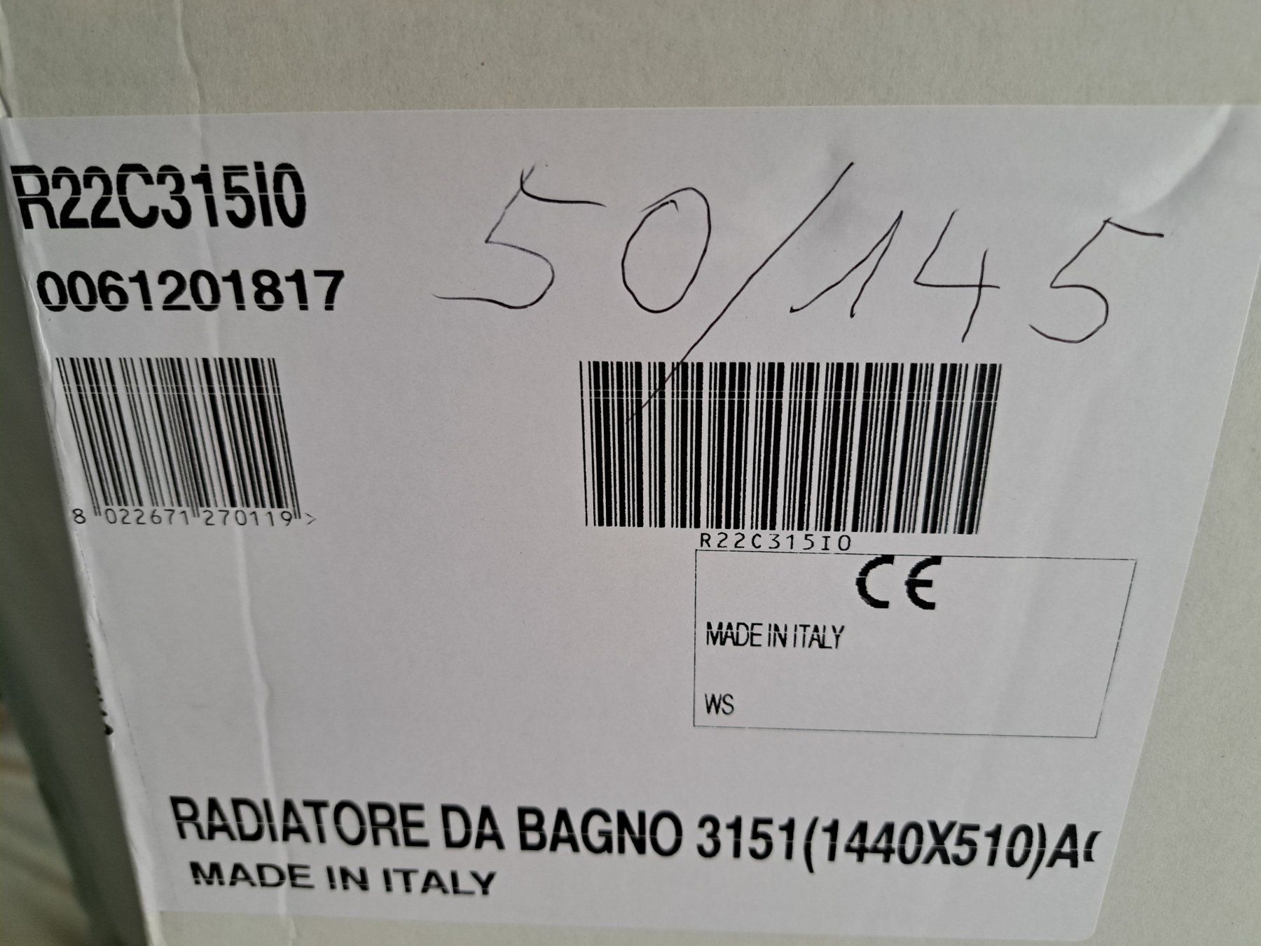 Heizgeräte: Handtuchradiator 50x145 – Neu (gemäss Beschreibung) aus Tegerfelden von Spick67 1