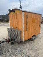 Kleine Baracke/ Conteiner/ Anhänger/ Bauwagen