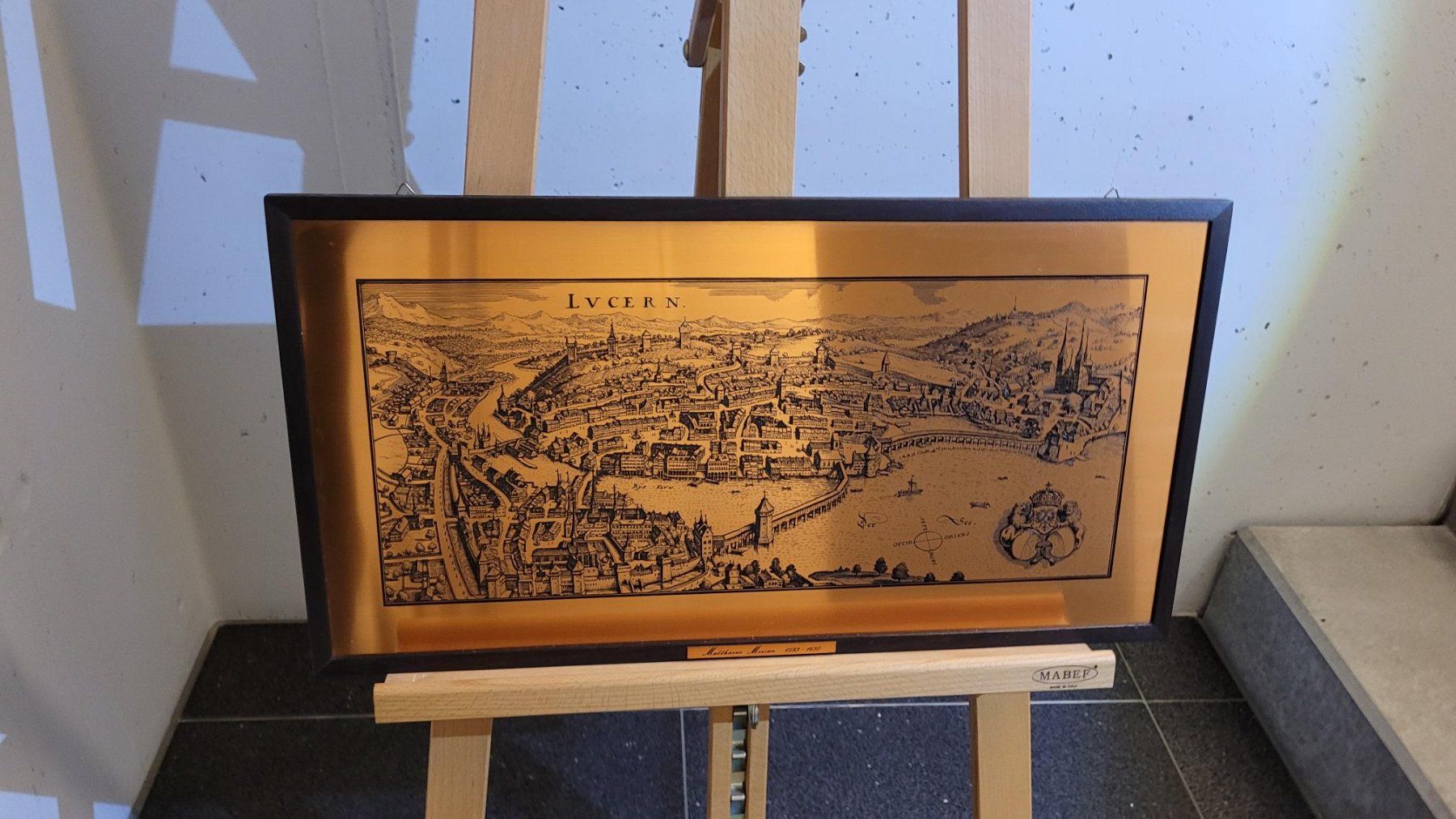Incisioni: ** MERIAN MATTHAEUS, Kupferstich Luzern ** – Usato da Luzern venduto da Luzern1 1
