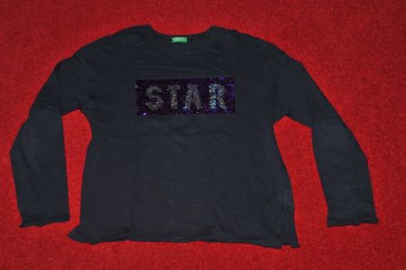 Benetton Langarm Shirt, Gr. 140 - STAR