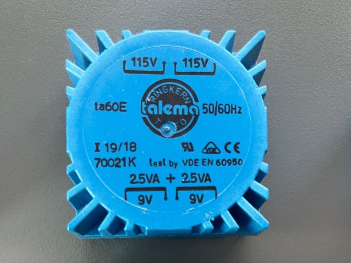 Componenti elettronici: TALEMA Transformator, 2x9V, 5VA, Audio HighEnd, streuarm – Nuovo e nell'imballaggio originale da Pfäffikon (ZH) venduto da 5777