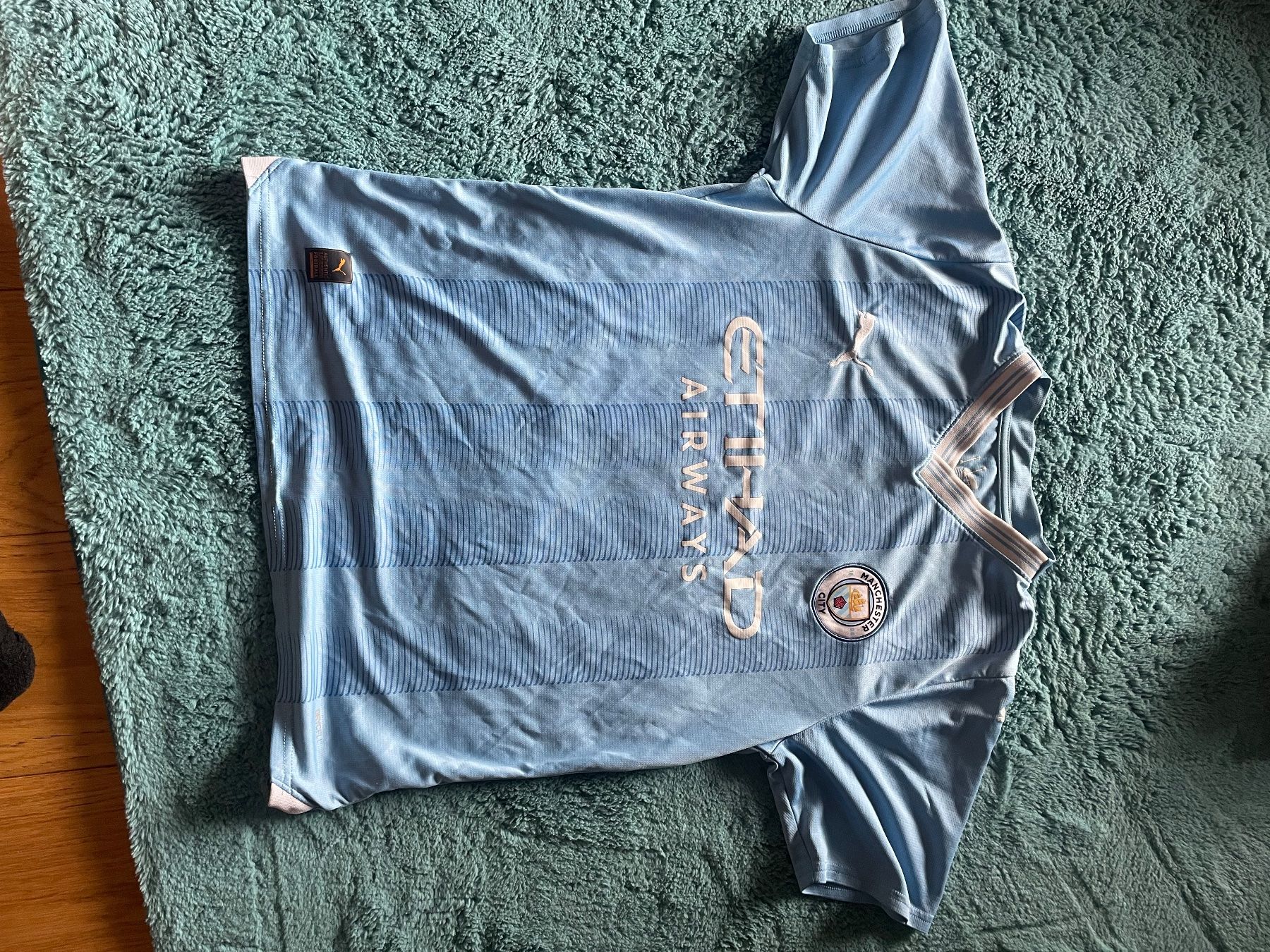 Puma Canottiere & Pantaloni: Maillot Manchester city taille M – Usato da Monts-de-Corsier venduto da mol_tf27