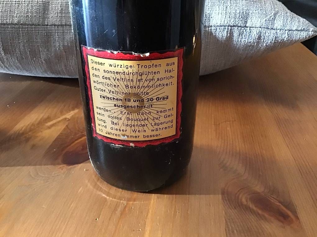 Vino: Zwei alte Weine Ventliner u Döttinger – Nuovo e nell'imballaggio originale da Uzwil venduto da Steini27 3