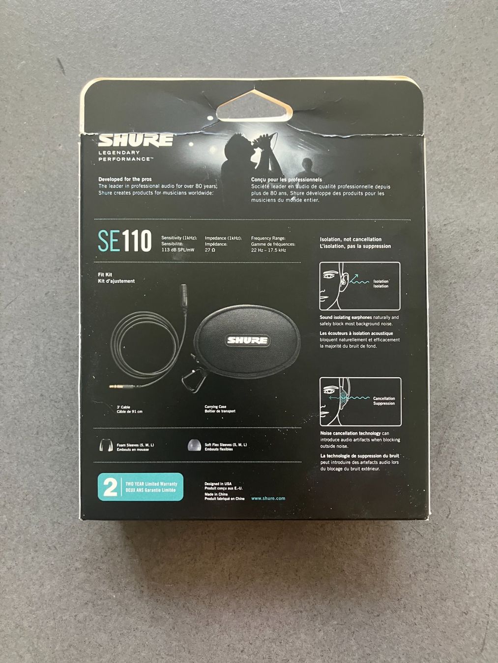 Shure Kopfhörer: SHURE SE110 Kopfhörer mit Kabel – Neu und originalverpackt aus Geroldswil von Ronco7 1