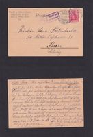 Zensur Sulz u. Wald, Elsass / Deutschland -> Bern 05.12.1914