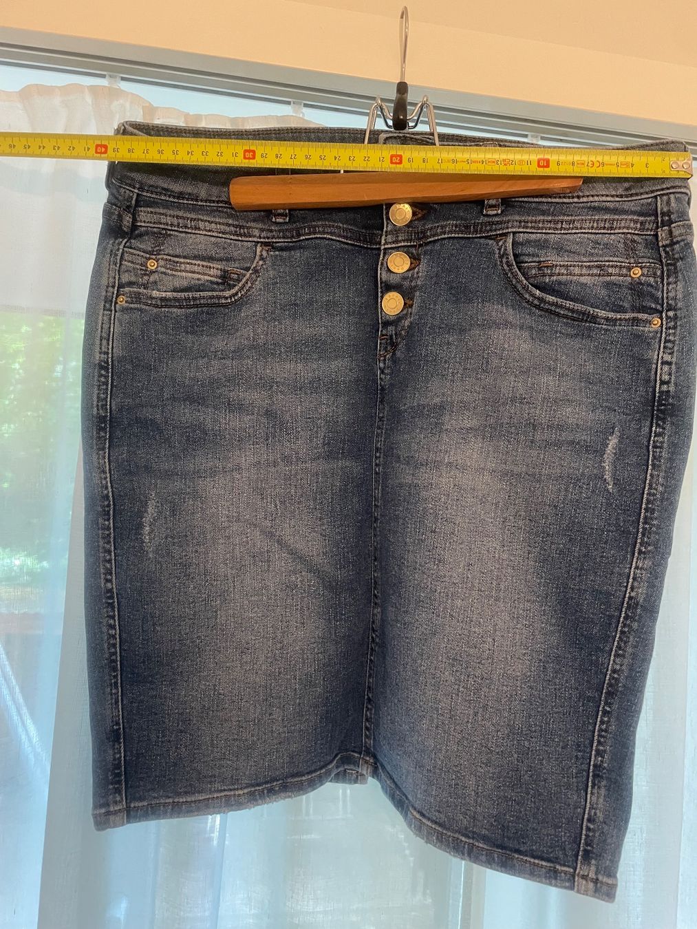 Gonne: Jeans Mini Rock Esprit mit Knöpfen, Grösse 38 – Usato da Zürich venduto da Maggi1980 7