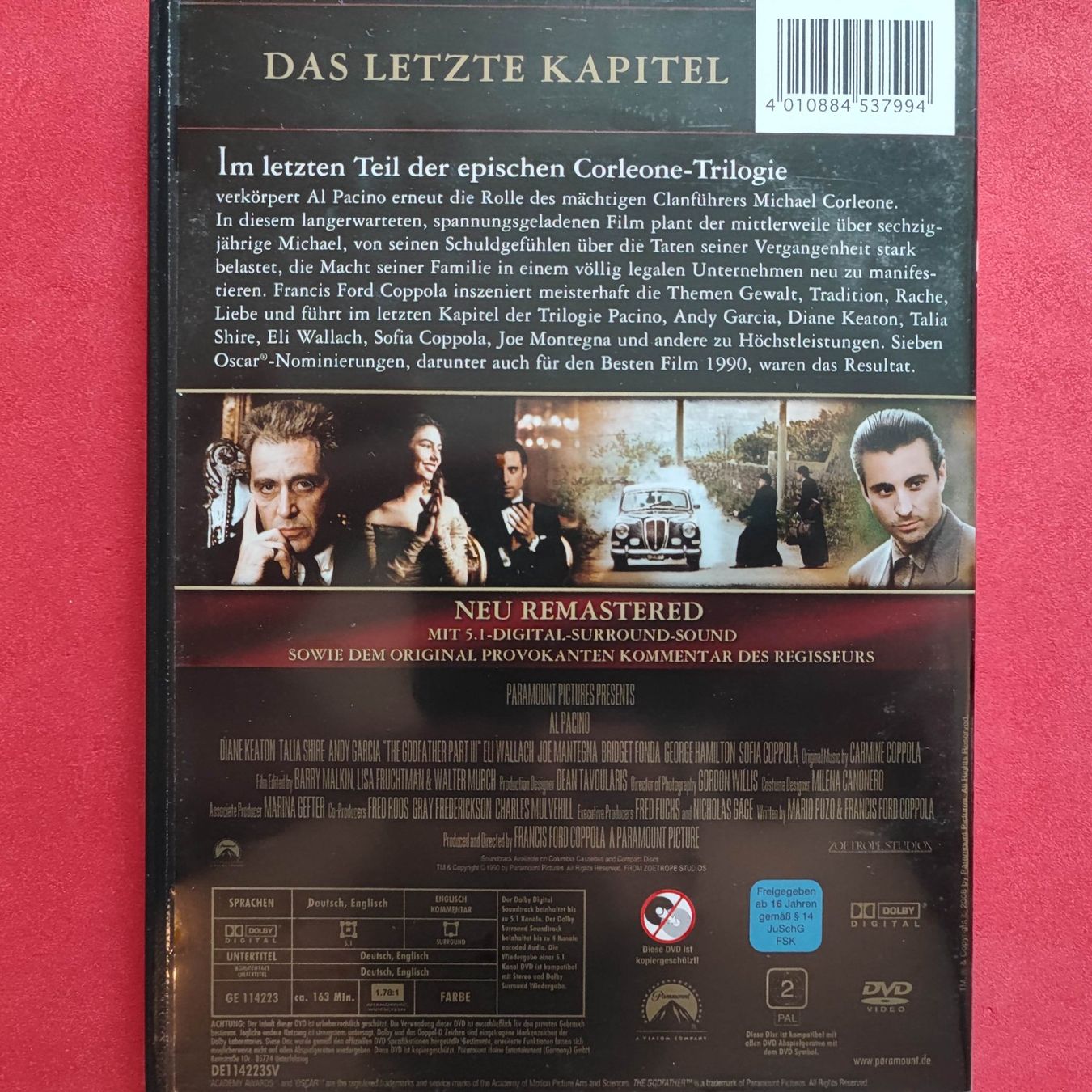 Tutti i DVDs: Der Pate III – Usato da Dübendorf venduto da kb86_MOVIE 1