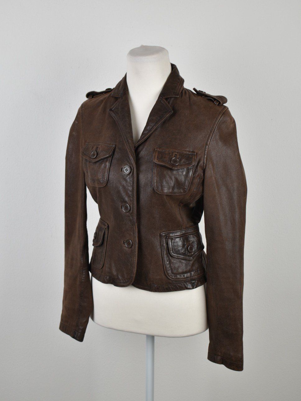 Kookai Giacche: Kookai Lederjacke Gr.36, braun – Usato da Nürensdorf venduto da 2ND_STORY 1